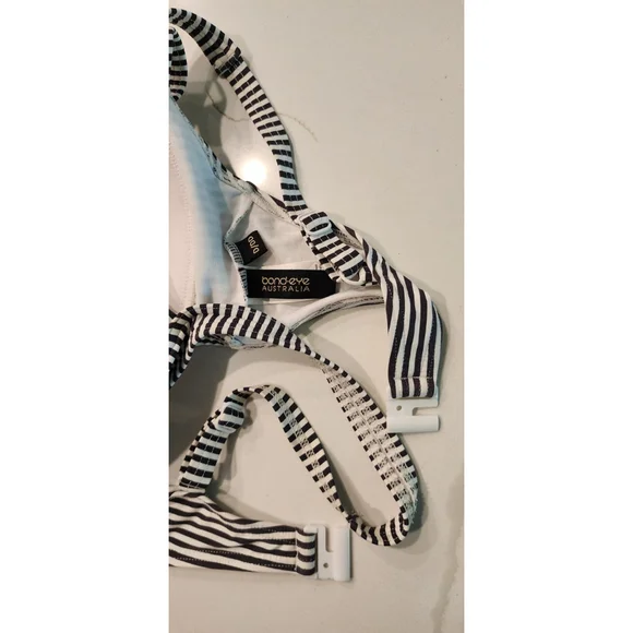 Bond-eye Australia Nip Tuck Women's Bandeau Bikini Top D High Waist Bottom 6 NWT - Picture 5 of 12